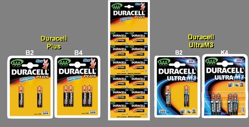 Duracell AAA Battery - Alkaline, Zinc-Carbon, Size: AAA, Voltage: 1.5V | Cost-effective, Eco-friendly, Durable, Reliable Power, Long Life, Recyclable