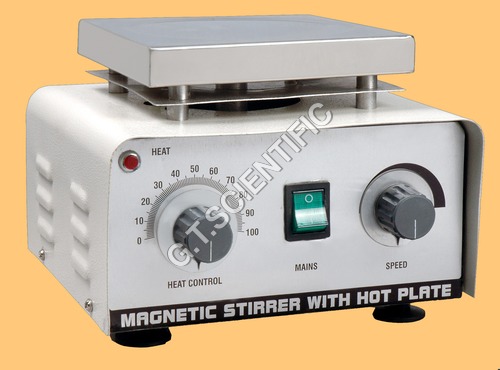Mild Steel Magnetic Stirrer With Hot Plate
