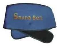 Vibrating Sauna Belt - Neoprene & Nylon, One Size, Blue - Pain Relief, Weight Loss, Skin Health, Blood Flow Improvement, Comfortable Fit