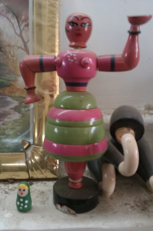 Wood Dancing doll