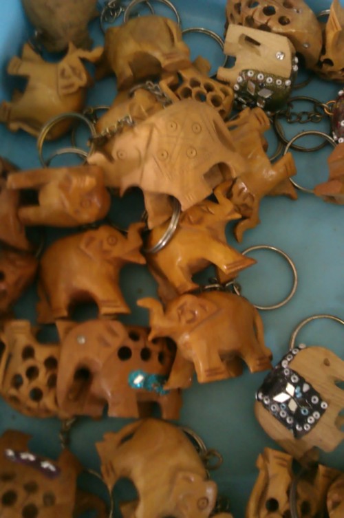 Wood key chains