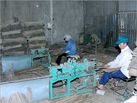 Machine Made Bamboo Sticks