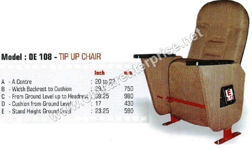 Clubhouse tip up chair