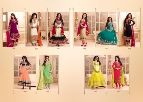 Anarkali Salwar Kameez Catalog - 210x297 mm, Saddle Stitch Binding | 50 Pages, Glossy Paper, High-Resolution Images, Easy Navigation