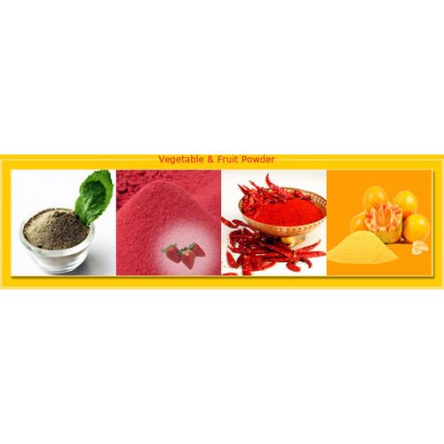 Fruit and Vegetable Powder