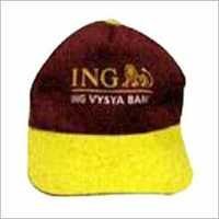 Maroon With Yellow Corporate Promotional Caps