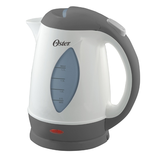 Oster Kettle - Plastic, 22x15x15cm, 1.7L Capacity | Fast Heating, Energy Saving, Water Level Gauge