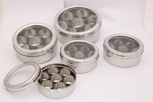 Stainless Steel Masala Box