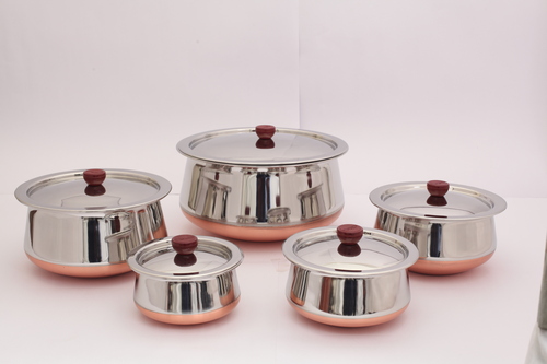 Stainless Steel copper bottom utensils