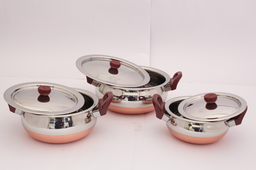 Stainless Steel Copper bottom kitchen set