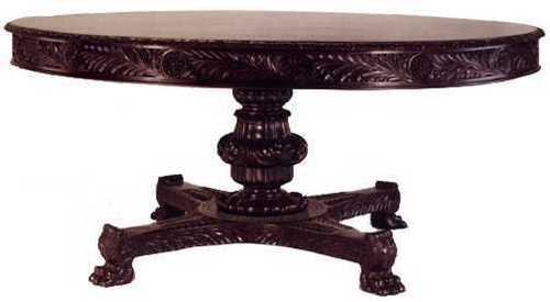 Wooden Round Table