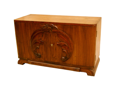 Wooden Art Deco Cabinet