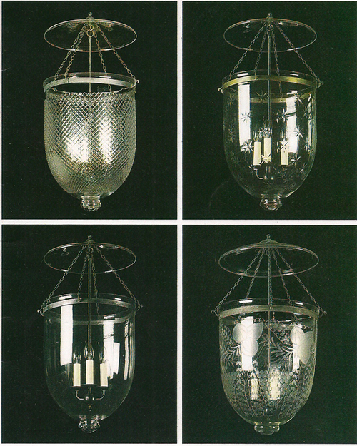 Silver Glass Bell Jars