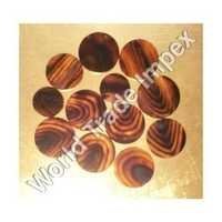 Black And Yellow Buffalo Horn Button Blanks