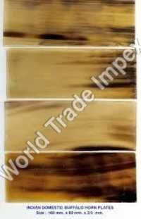 Cream Water Buffalo Horn Plates