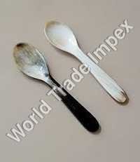 White And Black Horn Spoons