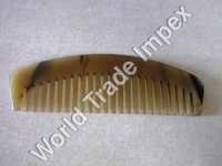 Cream Real Buffalo Horn Comb