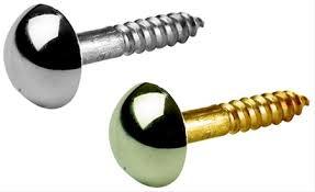 Brass Mirror Screws
