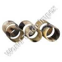 Horn Napkin Ring - Horn, Brass & Bone | Unique Round Design, Perfect For Elegant Table Settings In Small Size