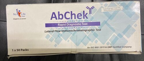 Typhoid Rapid Card / Test