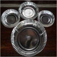 Disposable Silver Paper Plates