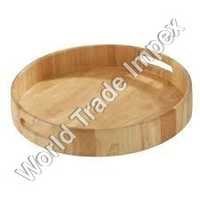 Wooden Round Tray