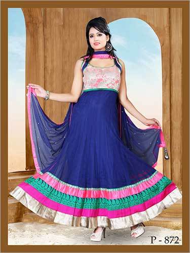 Designer Cotton Anarkali Suit