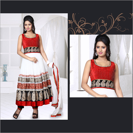 Net Anarkali Suit