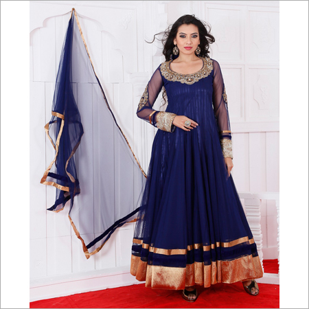 Blue Anarkali Suit