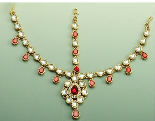 Traditional Kundan Damini Set