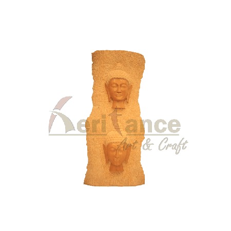 Carved Stone Panel - 2 Buddha