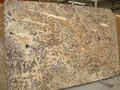 Crystal Yellow Granite - Polished Slabs, 10-15mm Thickness | Eye-catching Design, Mesmerizing Finish, Scratch And Crack Resistant