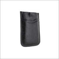Leather Mobile Pouch - Genuine Leather, 5x3 Inches, Black | Durable, Slim Design, One Pocket For Easy Access And Protection
