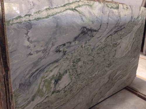 Green Mist Marble Slabs - 2cm Thickness, Polished Finish | Sturdy Structure, Crack Resistance, Stain Resistance