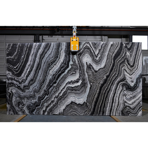 Mercury Black Marble - Polished Slab, 2cm Thickness | Non Water-Absorbent, Fine Finish, Strong Durability, Versatile for Interior & Exterior Use