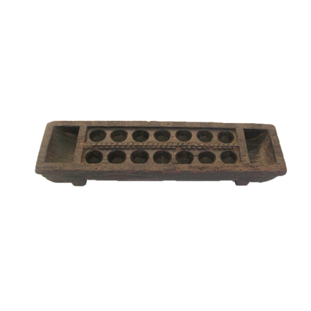 Wooden Egg Holder / Pallanghuzi / Aliguli Mane