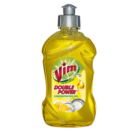 Vim Liquid - Plastic Bottle 500ml, Yellow | Powerful Cleaning, Grease Removal, Fast Action, Concentrated Formula