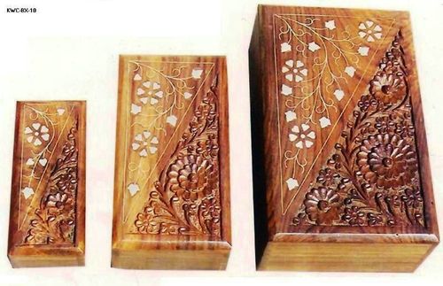 Carved Wooden Boxes