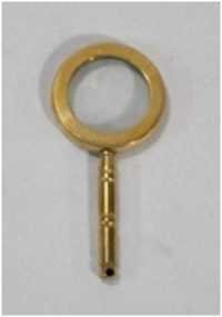 Brass Magnifier Keychain