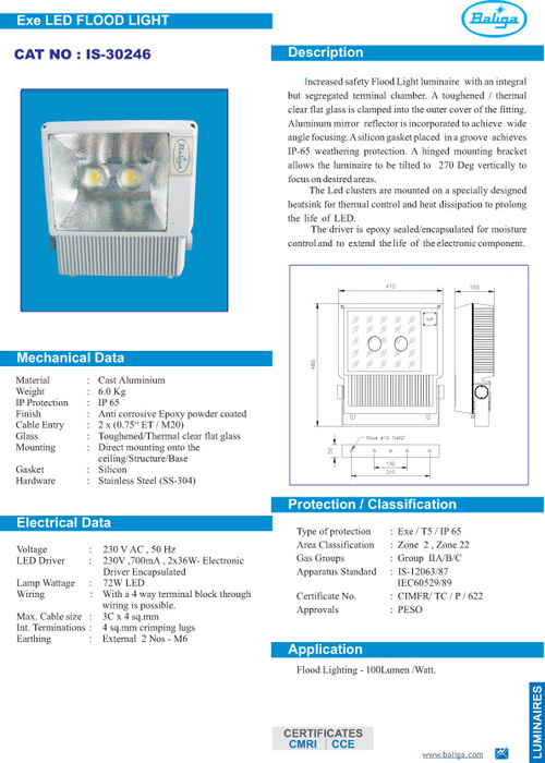 Exe LED FLOOD LIGHT