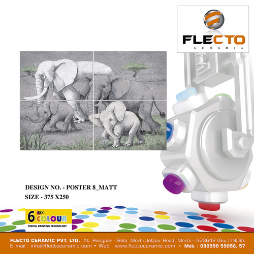 Animal Poster - Paper, 37x22cm, Gray | Durable, Waterproof, Stain-Resistant, High-Resolution, Educational, Matt Finish