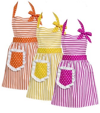 Colored Kitchen Aprons
