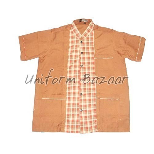 Catering Uniforms - Lamb Leather, Range of Sizes, Tan Color, Short Sleeve Style | Colorfast, Comfortable, Durable, Enduring, Shrink-free, Stylish