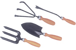 Set of Four Pieces Garden Tools