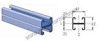 Metallic Strut Channel - Mild Steel, 61x41x2 Mm, Grey | Precise Design, Fine Surface Finish, Abrasion Resistance, Robust Construction