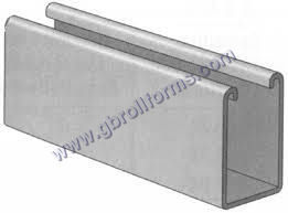 Grey Light Weight Strut Channel