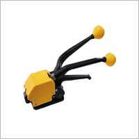 Sealless Steel Strapping Tool - Ms Material, 12mm To 19mm Size, Yellow & Black | Tensioning, Sealing & Cutting, Semi Automatic