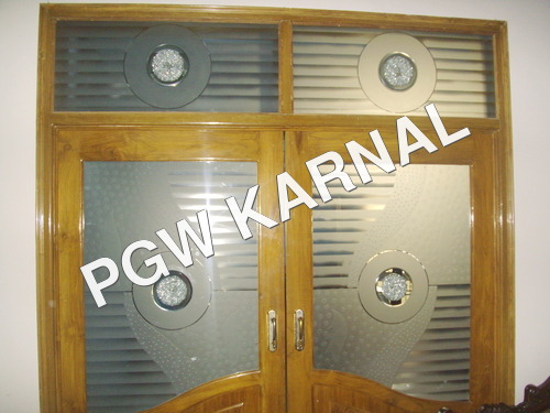 Crystal filling glass