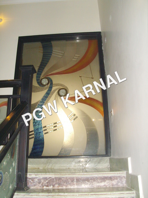 Colored Etched Glass