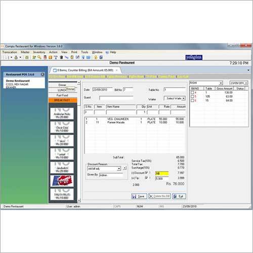 Restaurant Billing Software